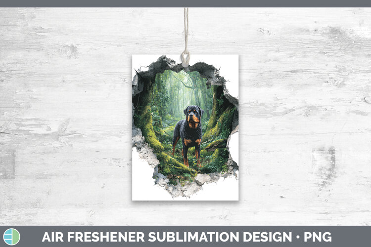 GorgeousDogs 02 3D Hole Air Freshener design.