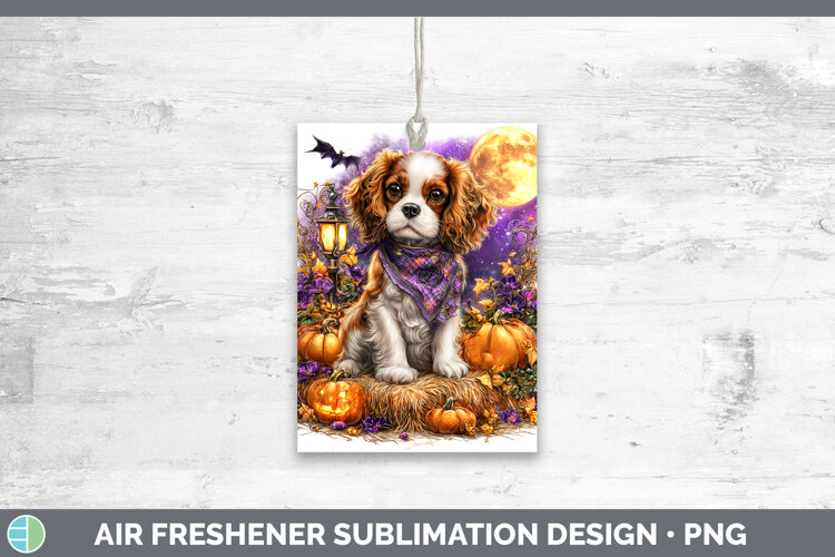 GorgeousDogs 02 Bandana Halloween Air Freshener design.