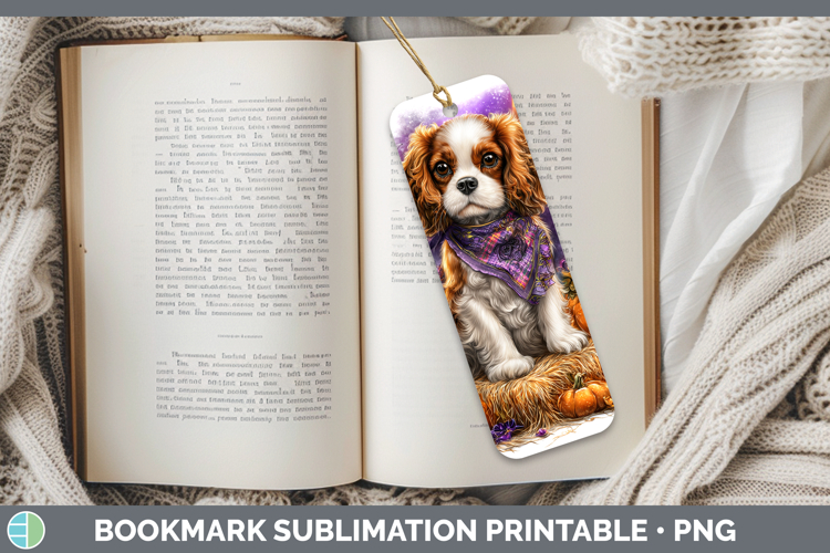 Dogs 02 Bandana Halloween Cavalier King Charles Spaniel Book