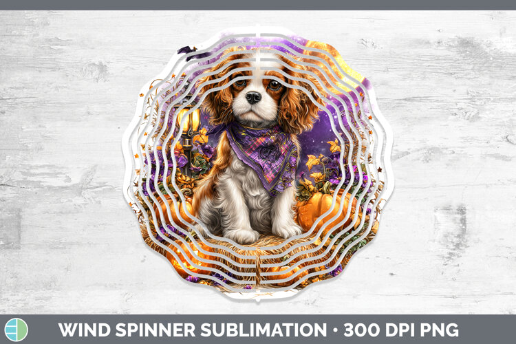 GorgeousDogs 02 Bandana Halloween Wind Spinner design.