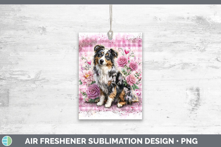 GorgeousDogs 02 Checker Valentine Air Freshener design.