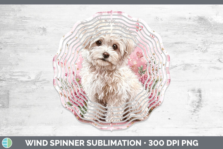 GorgeousDogs 02 Checker Valentine Wind Spinner design.
