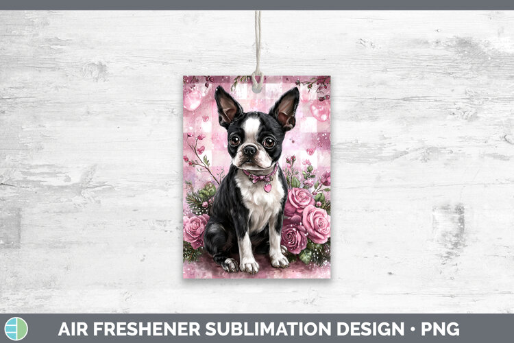 GorgeousDogs 02 Checker Valentine Air Freshener design.