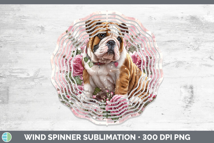GorgeousDogs 02 Checker Valentine Wind Spinner design.