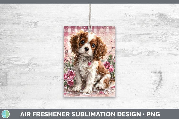 GorgeousDogs 02 Checker Valentine Air Freshener design.