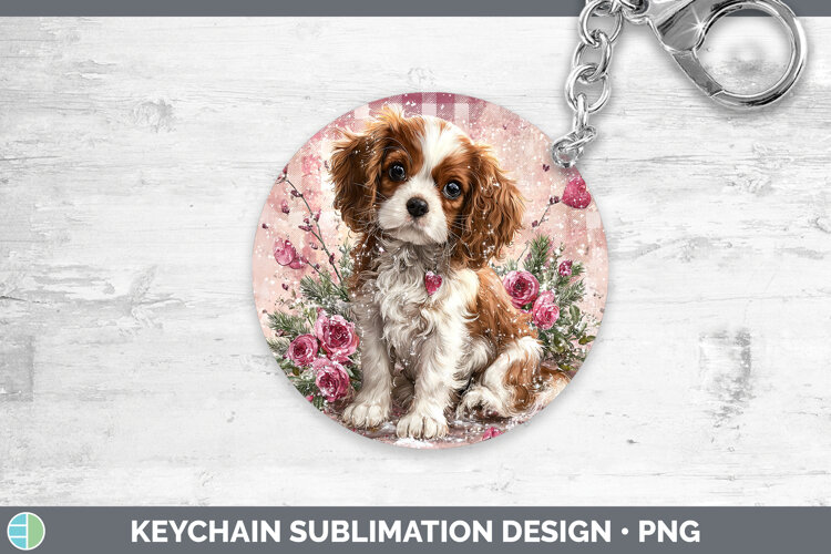 GorgeousDogs 02 Checker Valentine Keychain design.