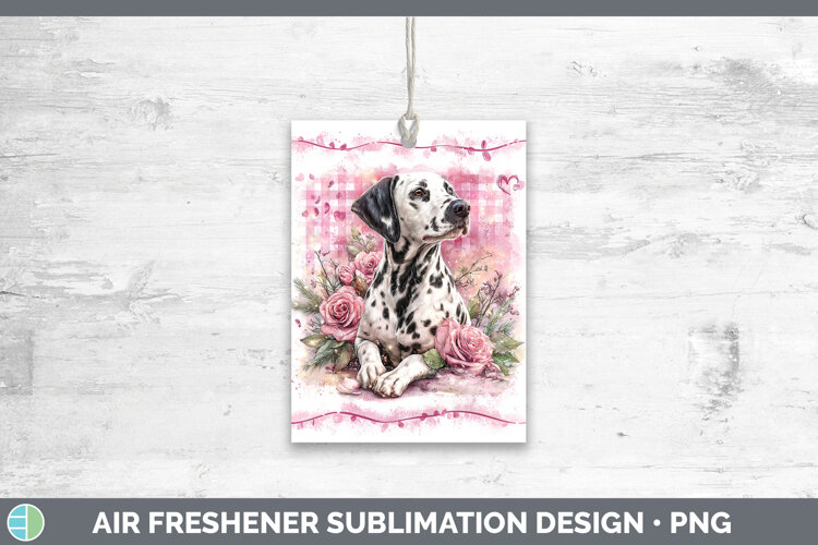 GorgeousDogs 02 Checker Valentine Air Freshener design.