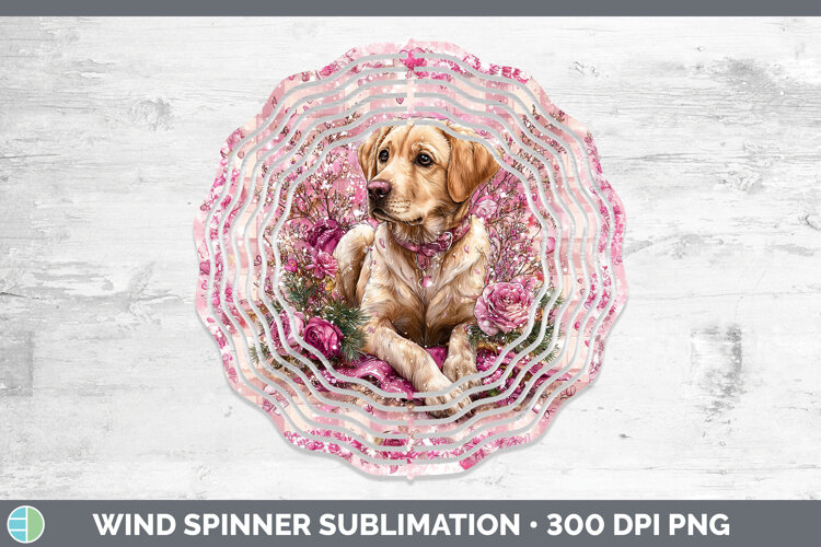 GorgeousDogs 02 Checker Valentine Wind Spinner design.