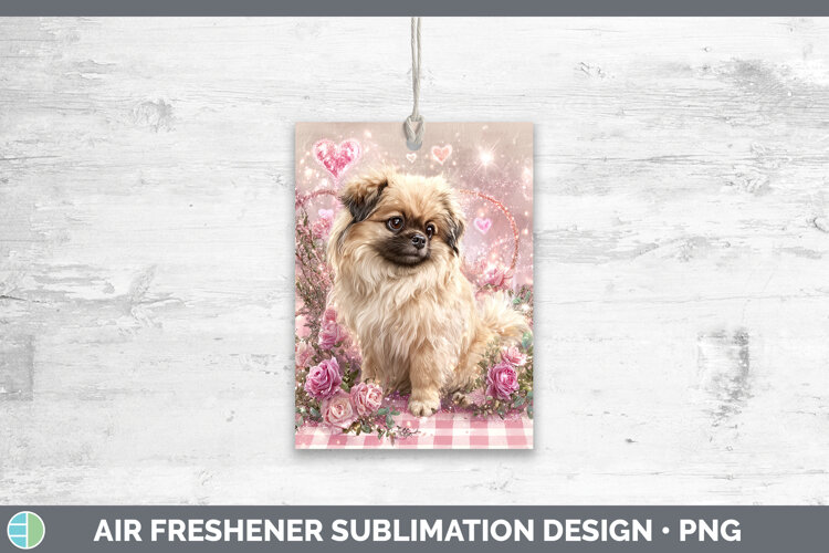 GorgeousDogs 02 Checker Valentine Air Freshener design.
