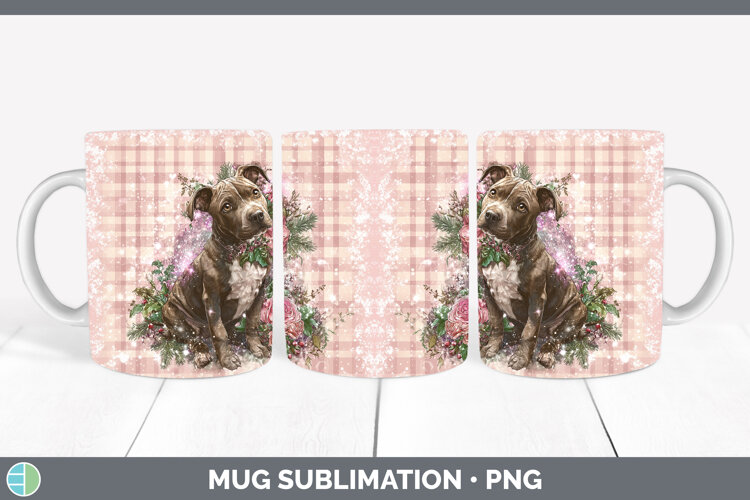 GorgeousDogs 02 Checker Valentine Mug Wrap design.