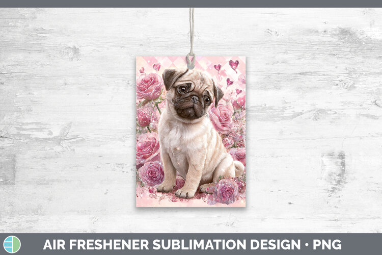 GorgeousDogs 02 Checker Valentine Air Freshener design.
