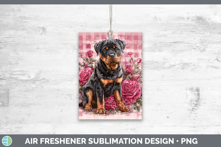 GorgeousDogs 02 Checker Valentine Air Freshener design.