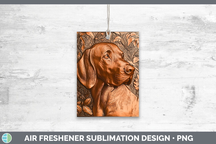 GorgeousDogs 02 Copper Relief Air Freshener design.
