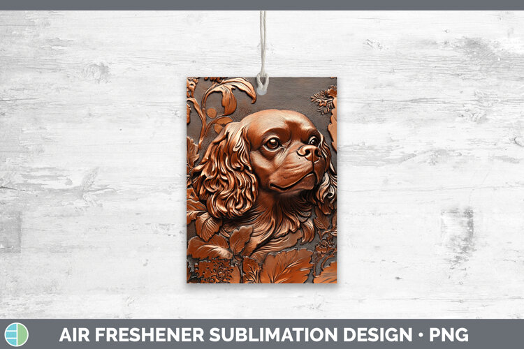 GorgeousDogs 02 Copper Relief Air Freshener design.