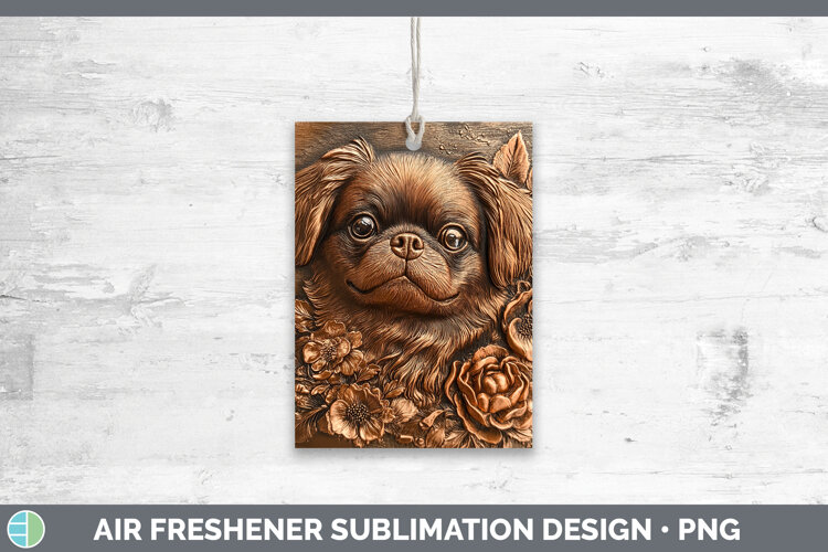GorgeousDogs 02 Copper Relief Air Freshener design.
