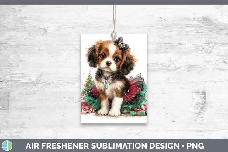 GorgeousDogs 02 Cute Christmas Air Freshener design.