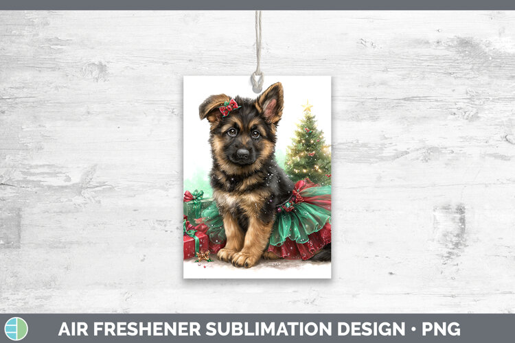 GorgeousDogs 02 Cute Christmas Air Freshener design.