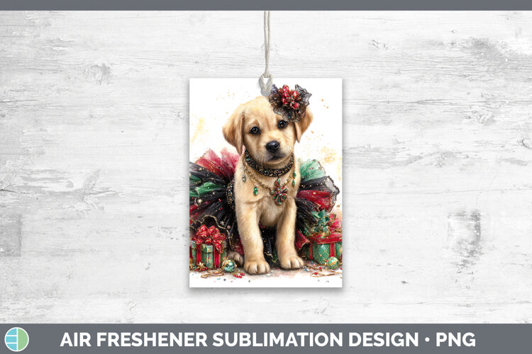 GorgeousDogs 02 Cute Christmas Air Freshener design.