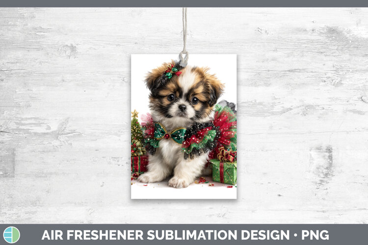 GorgeousDogs 02 Cute Christmas Air Freshener design.