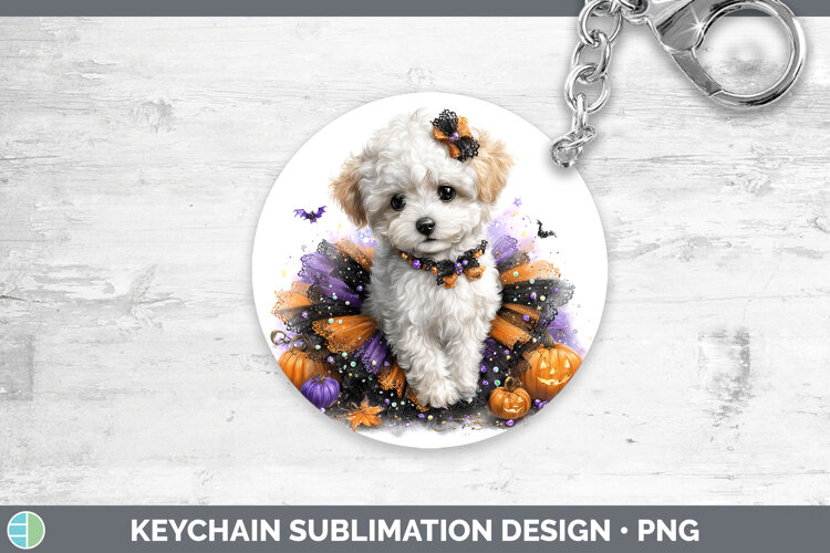 GorgeousDogs 02 Halloween Keychain design.