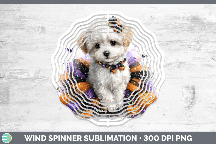 GorgeousDogs 02 Halloween Wind Spinner design.