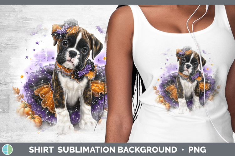 Dogs 02 Halloween Boxer Shirt Sublimation Background Designs
