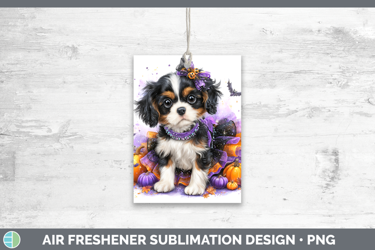 Dogs 02 Halloween Cavalier King Charles Spaniel Air Freshene