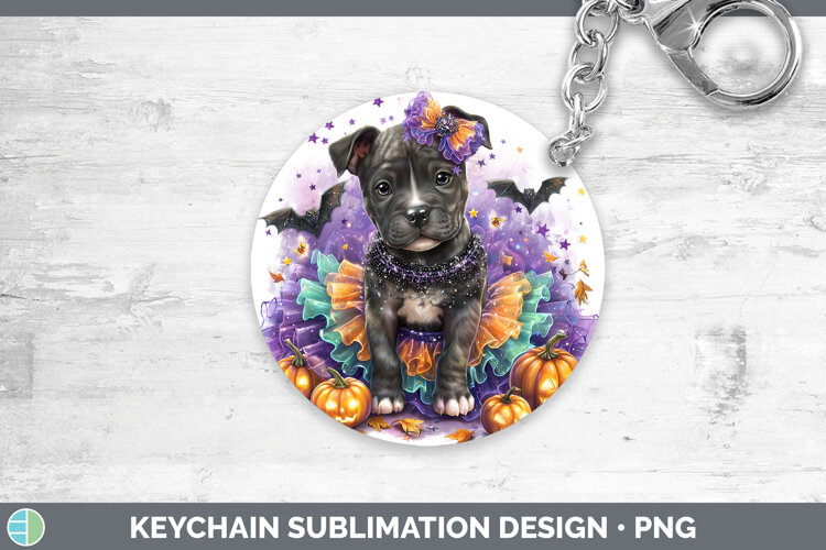 GorgeousDogs 02 Halloween Keychain design.