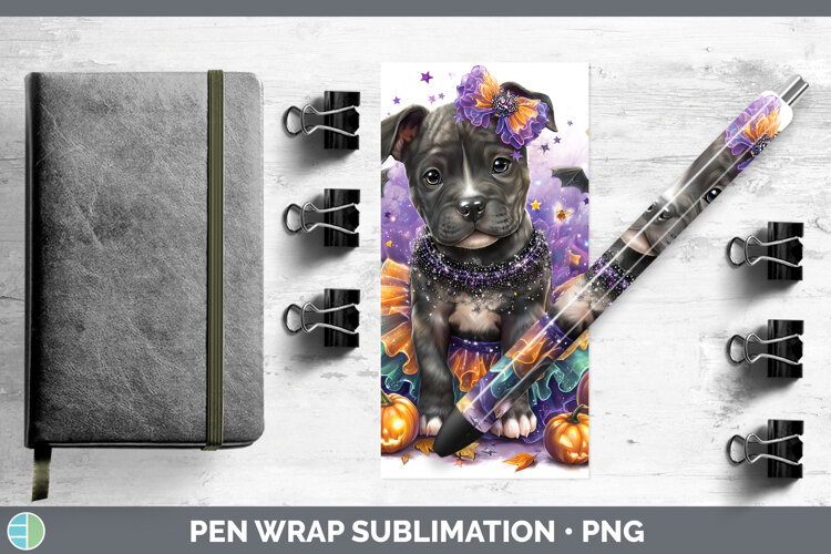 GorgeousDogs 02 Halloween Pen Wrap design.