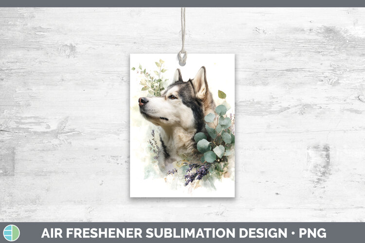 GorgeousDogs 02 Lavender and Eucalyptus Air Freshener design.