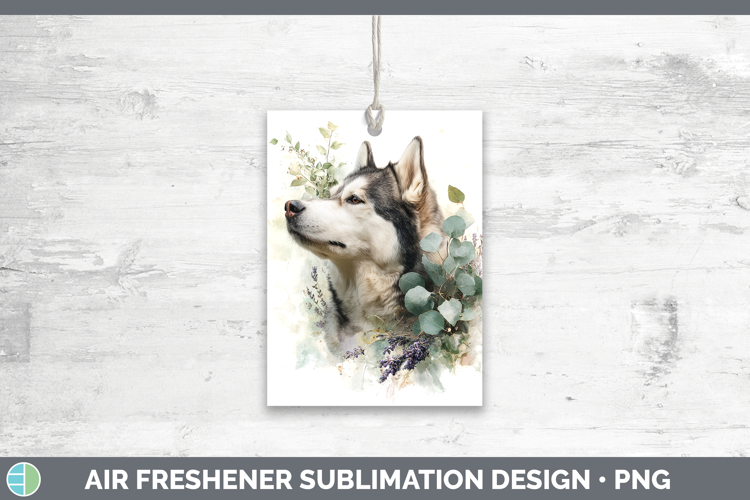 Alaskan Malamute Dogs 02 Lavender and Eucalyptus Air Freshen