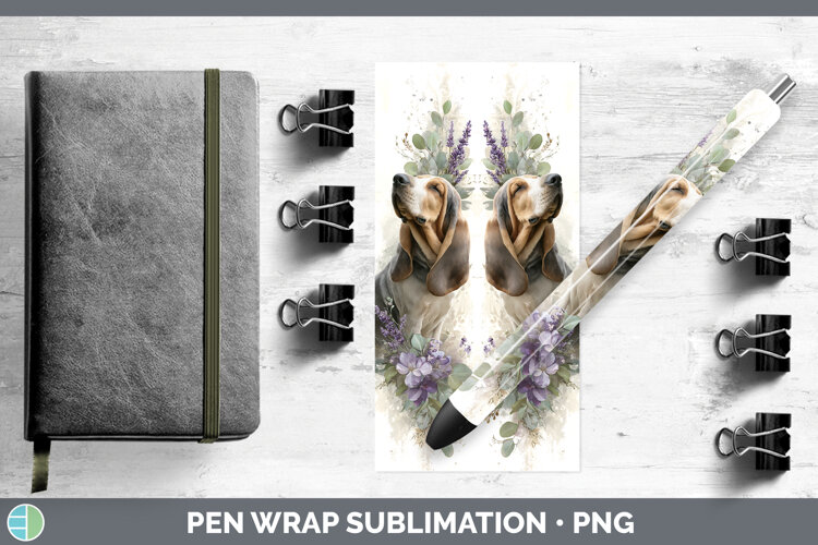 GorgeousDogs 02 Lavender and Eucalyptus Pen Wrap design.