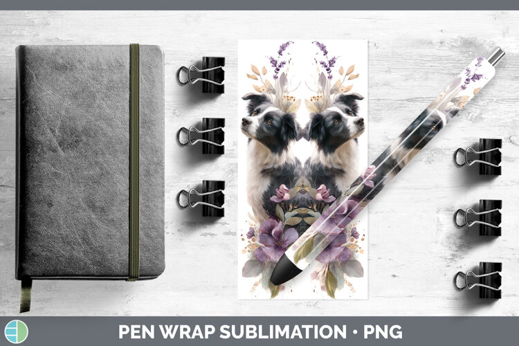 GorgeousDogs 02 Lavender and Eucalyptus Pen Wrap design.