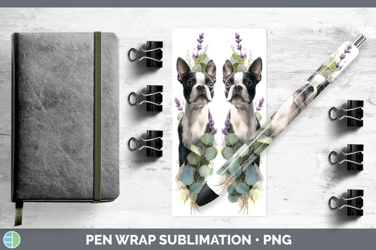 GorgeousDogs 02 Lavender and Eucalyptus Pen Wrap design.