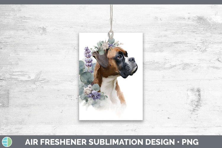 GorgeousDogs 02 Lavender and Eucalyptus Air Freshener design.