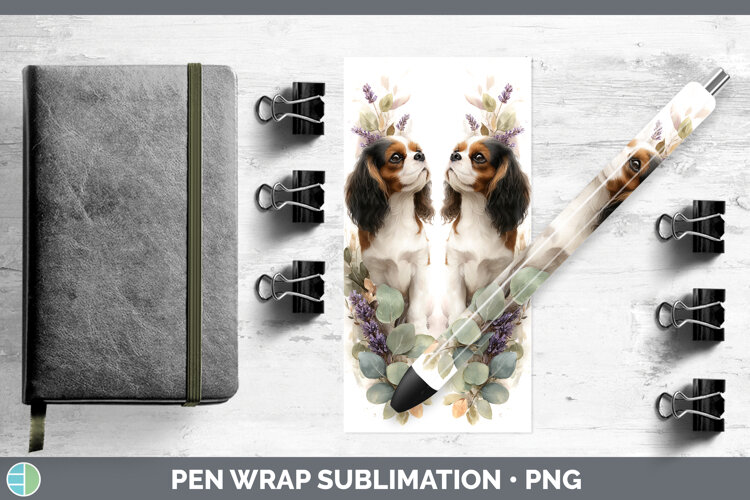 GorgeousDogs 02 Lavender and Eucalyptus Pen Wrap design.