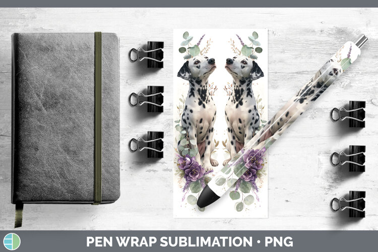 GorgeousDogs 02 Lavender and Eucalyptus Pen Wrap design.