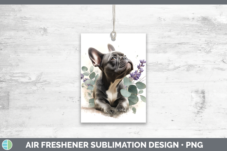 French Bulldog Dogs 02 Lavender and Eucalyptus Air Freshener