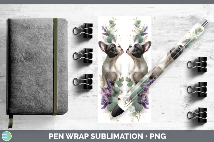 GorgeousDogs 02 Lavender and Eucalyptus Pen Wrap design.