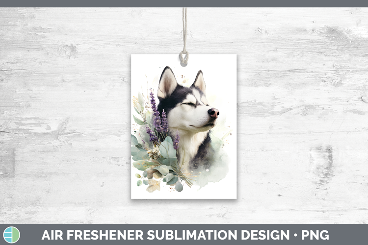 Husky Dogs 02 Lavender and Eucalyptus Air Freshener Sublimat