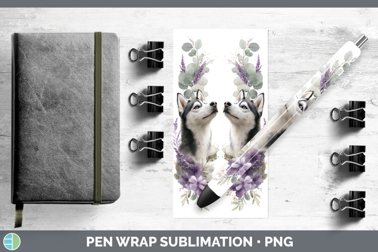 GorgeousDogs 02 Lavender and Eucalyptus Pen Wrap design.
