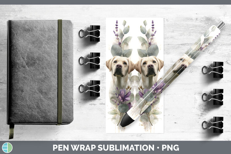 GorgeousDogs 02 Lavender and Eucalyptus Pen Wrap design.