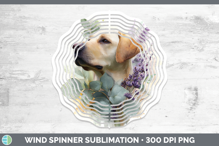 Labrador Retriever Dogs 02 Lavender and Eucalyptus Wind Spin
