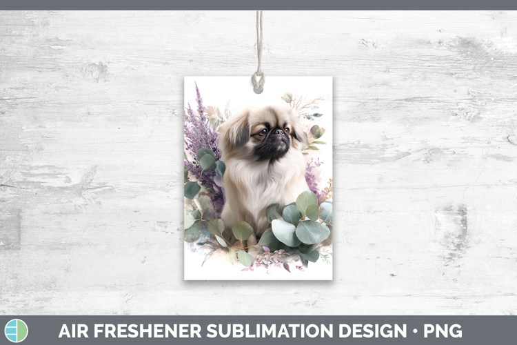 Pekingese Dogs 02 Lavender and Eucalyptus Air Freshener Subl