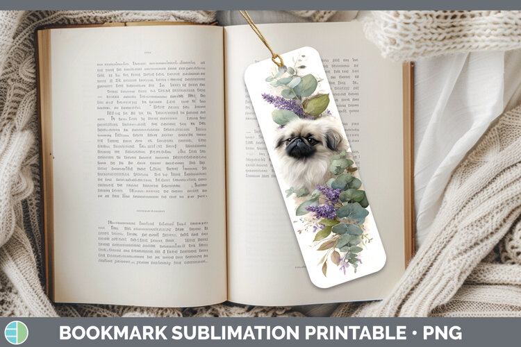 GorgeousDogs 02 Lavender and Eucalyptus Bookmark design.