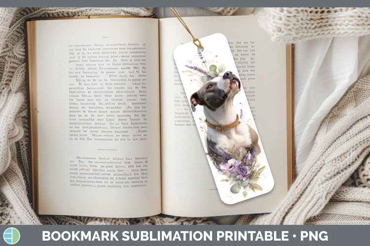 GorgeousDogs 02 Lavender and Eucalyptus Bookmark design.
