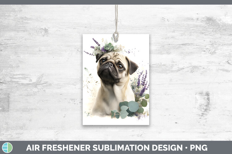 GorgeousDogs 02 Lavender and Eucalyptus Air Freshener design.