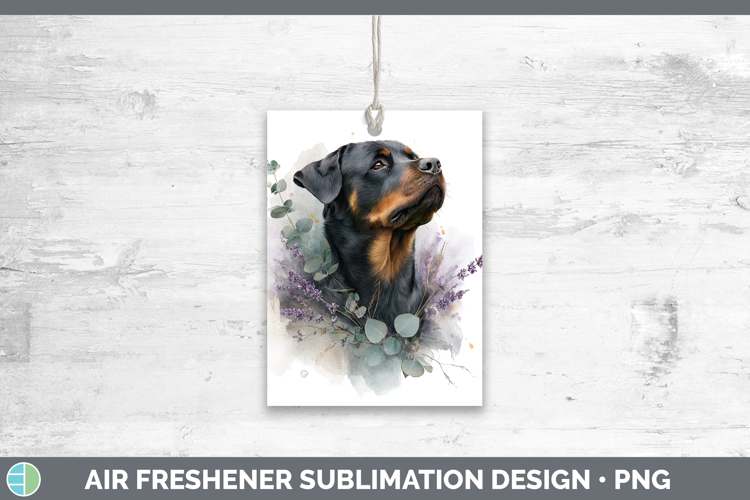 Rottweiler Dogs 02 Lavender and Eucalyptus Air Freshener Sub