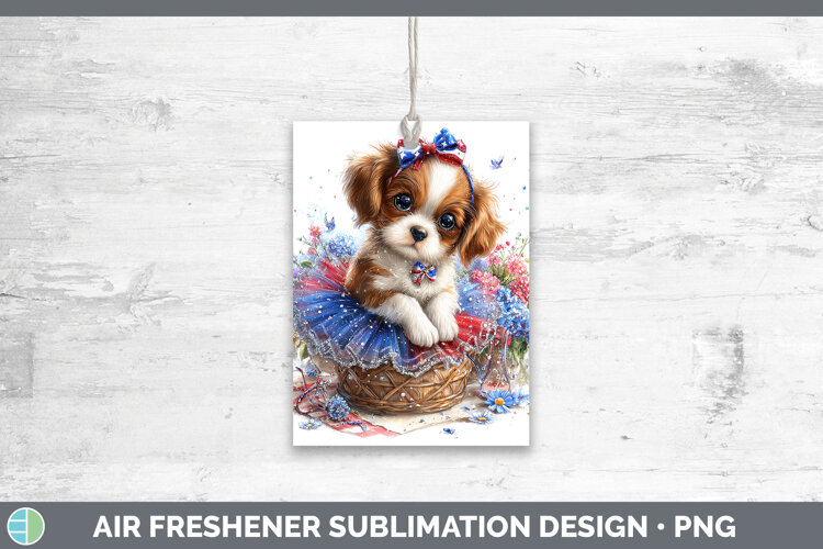 GorgeousDogs 02 Patriotic Air Freshener design.
