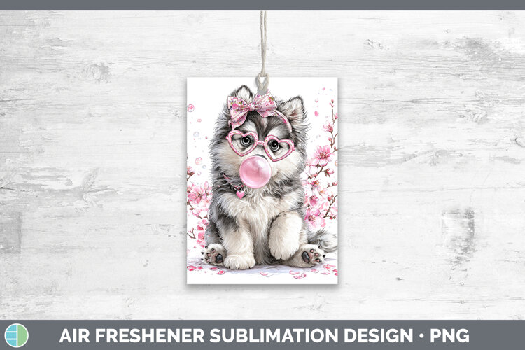 GorgeousDogs 02 Pink Bubble Gum Air Freshener design.